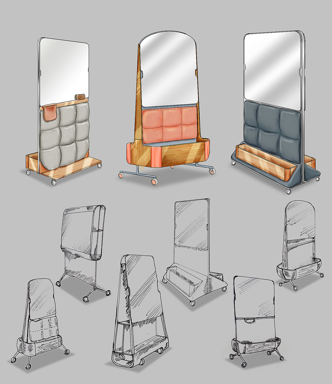 Whiteboard，i，product design，Appearance design，
