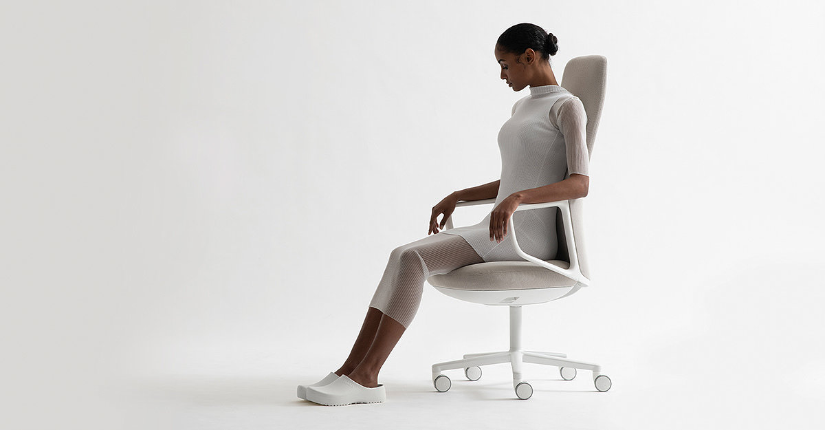 Calma，Swivel chair，Die cast aluminum，Andreu World，