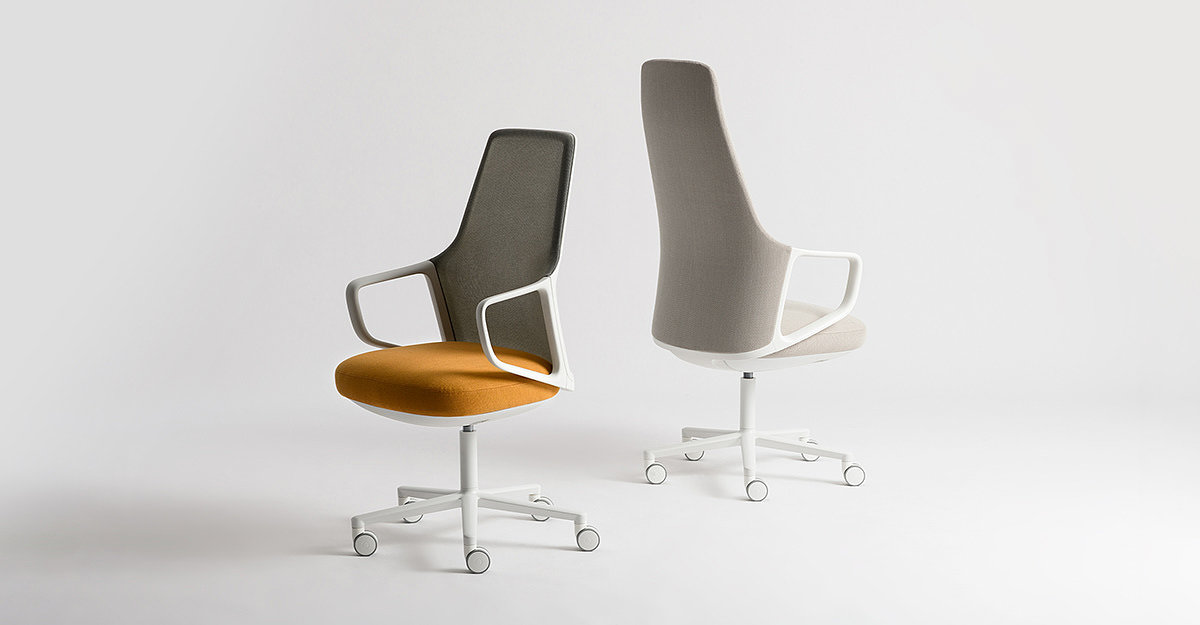 Calma，Swivel chair，Die cast aluminum，Andreu World，