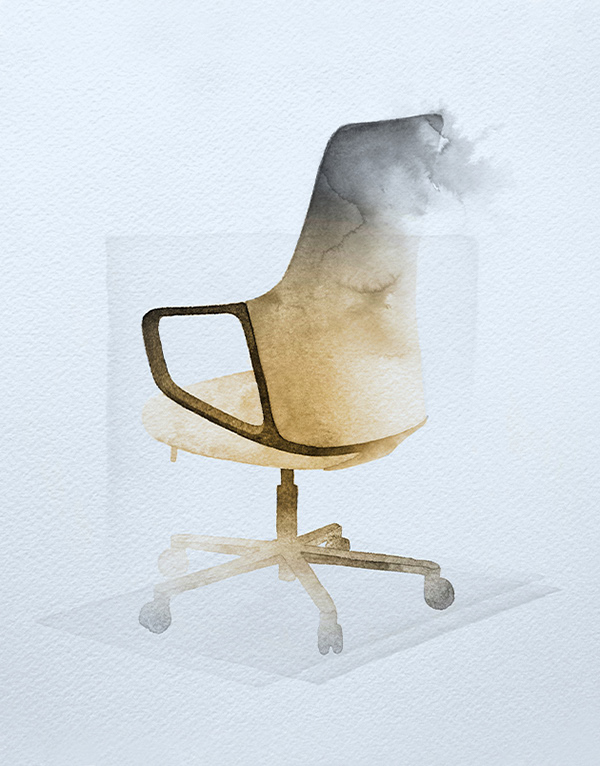 Calma，Swivel chair，Die cast aluminum，Andreu World，