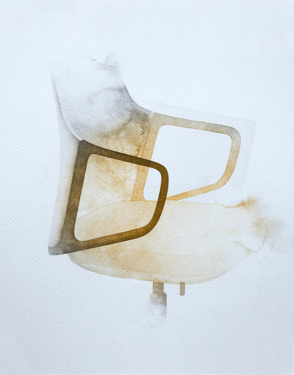 Calma，Swivel chair，Die cast aluminum，Andreu World，