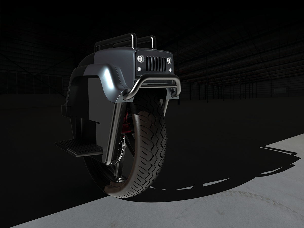 Jeeni，jeep，Concept Car，wheelbarrow，Off-road unicycle，