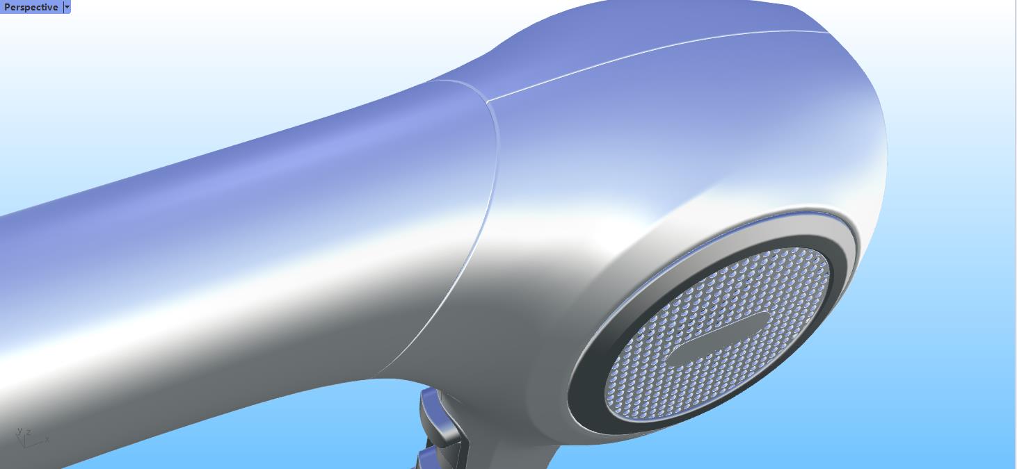 Rhinoceros modeling，Rhino modeling，Tutorial sharing，modeling，Rhinoceros tutorial，industrial design，hair drier，household electrical appliances，