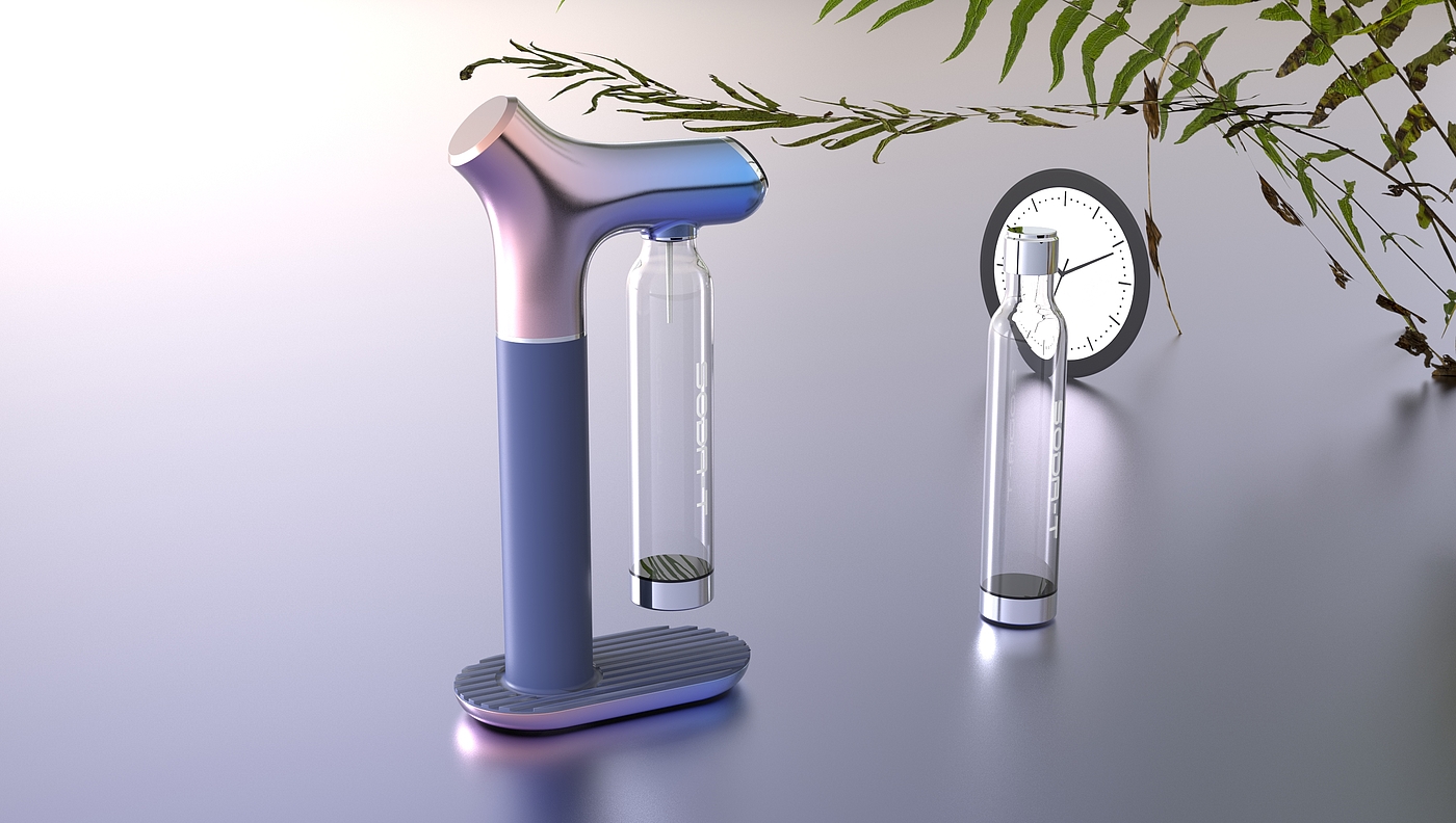 Soda machine，product design，industrial design，sample reels，Postgraduate entrance examination retest，Kitchen supplies，Keyshot rendering，