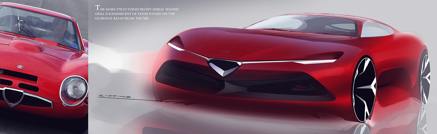 automobile，vehicle，alpha，Hand drawn，sai ，