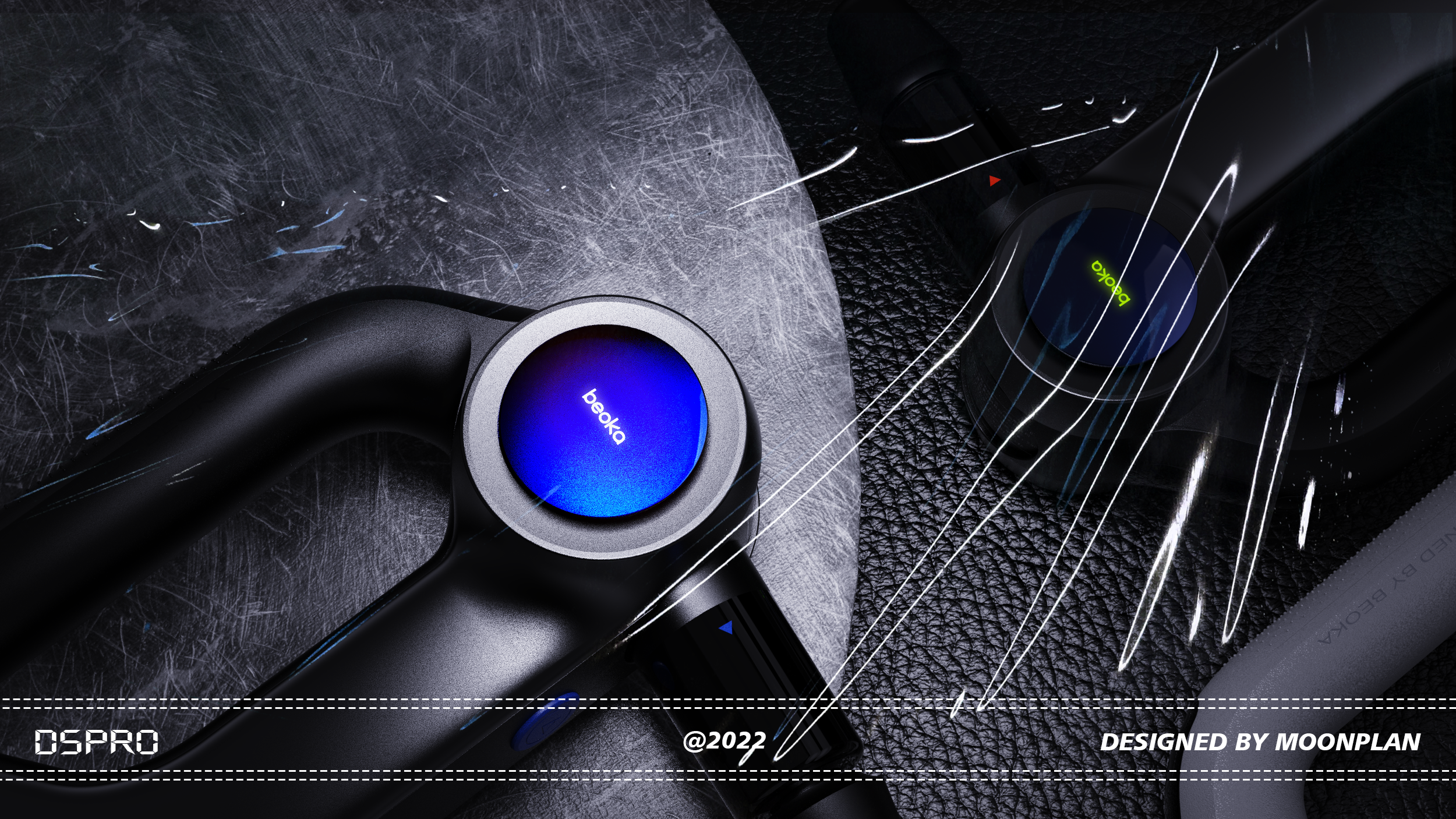 Professional level，Fascia gun，Sense of future，motion，