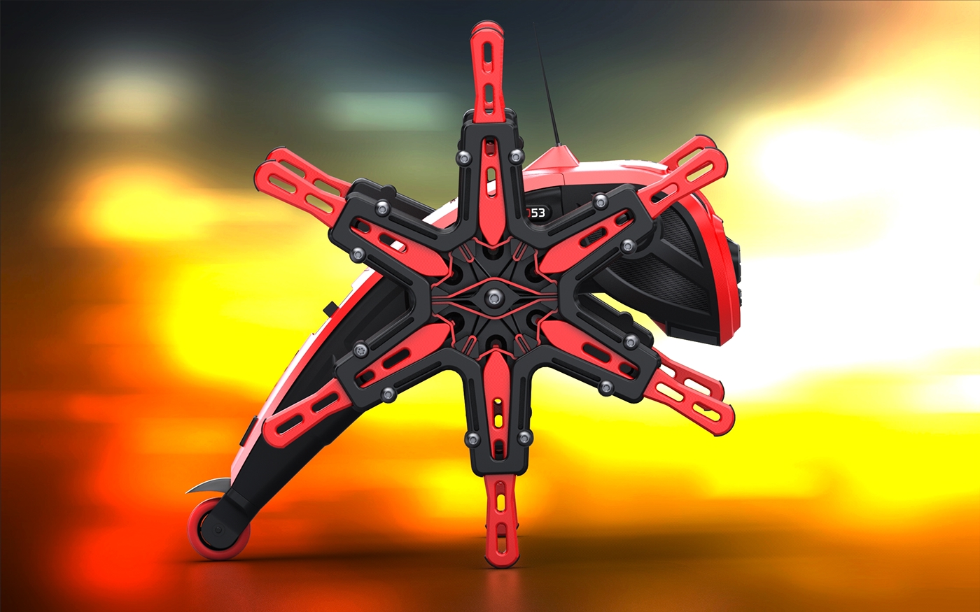 Toys，remote control，robot，running，