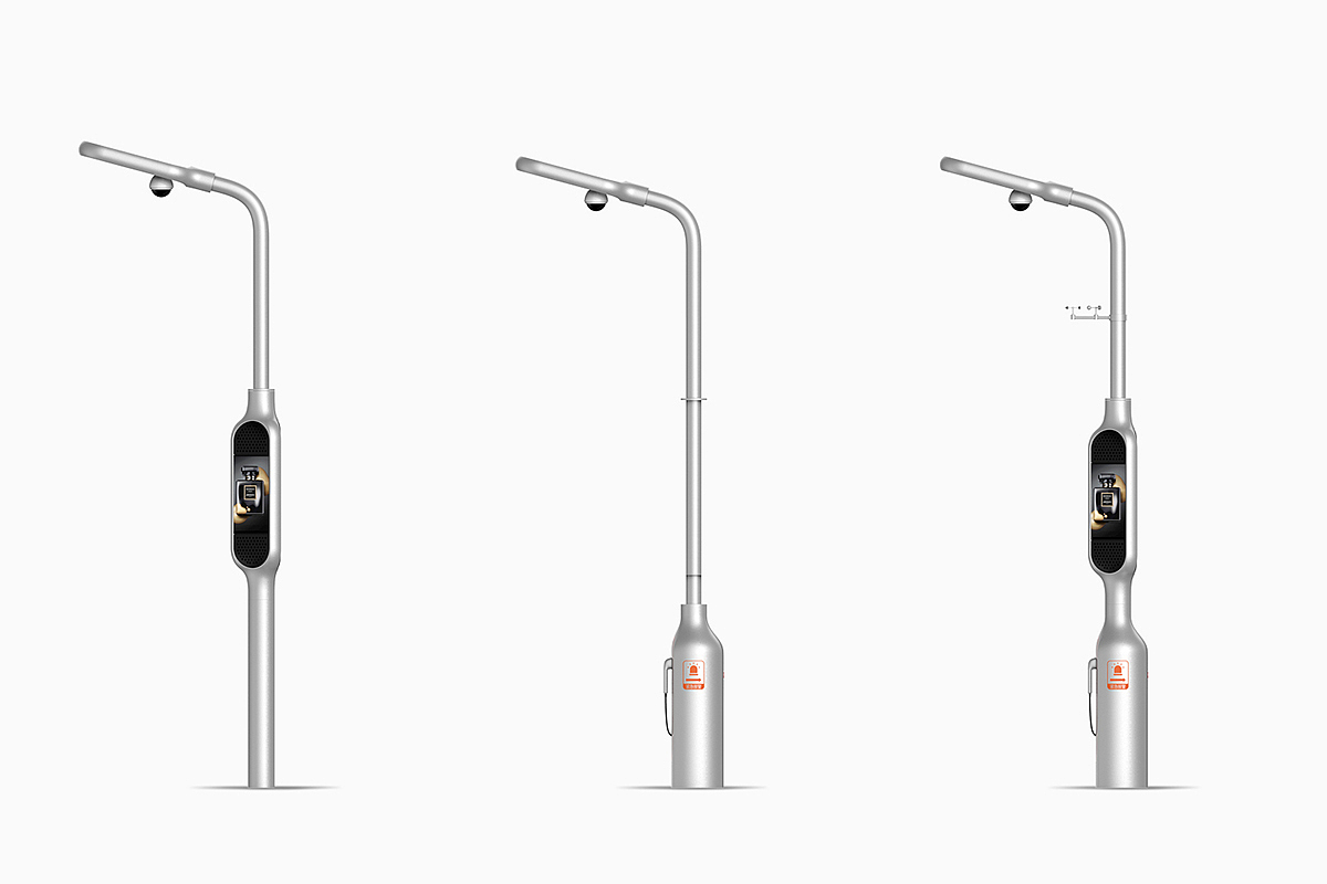 Appearance design，Product definition，industrial design，street lamp，