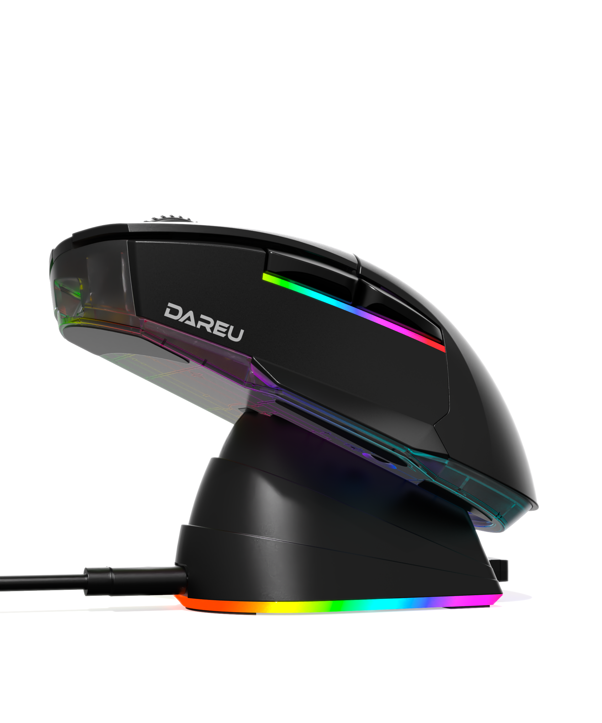 Daryou，Gaming Mouse，Bluetooth Mouse ，RGB，transparent，Wireless mouse，