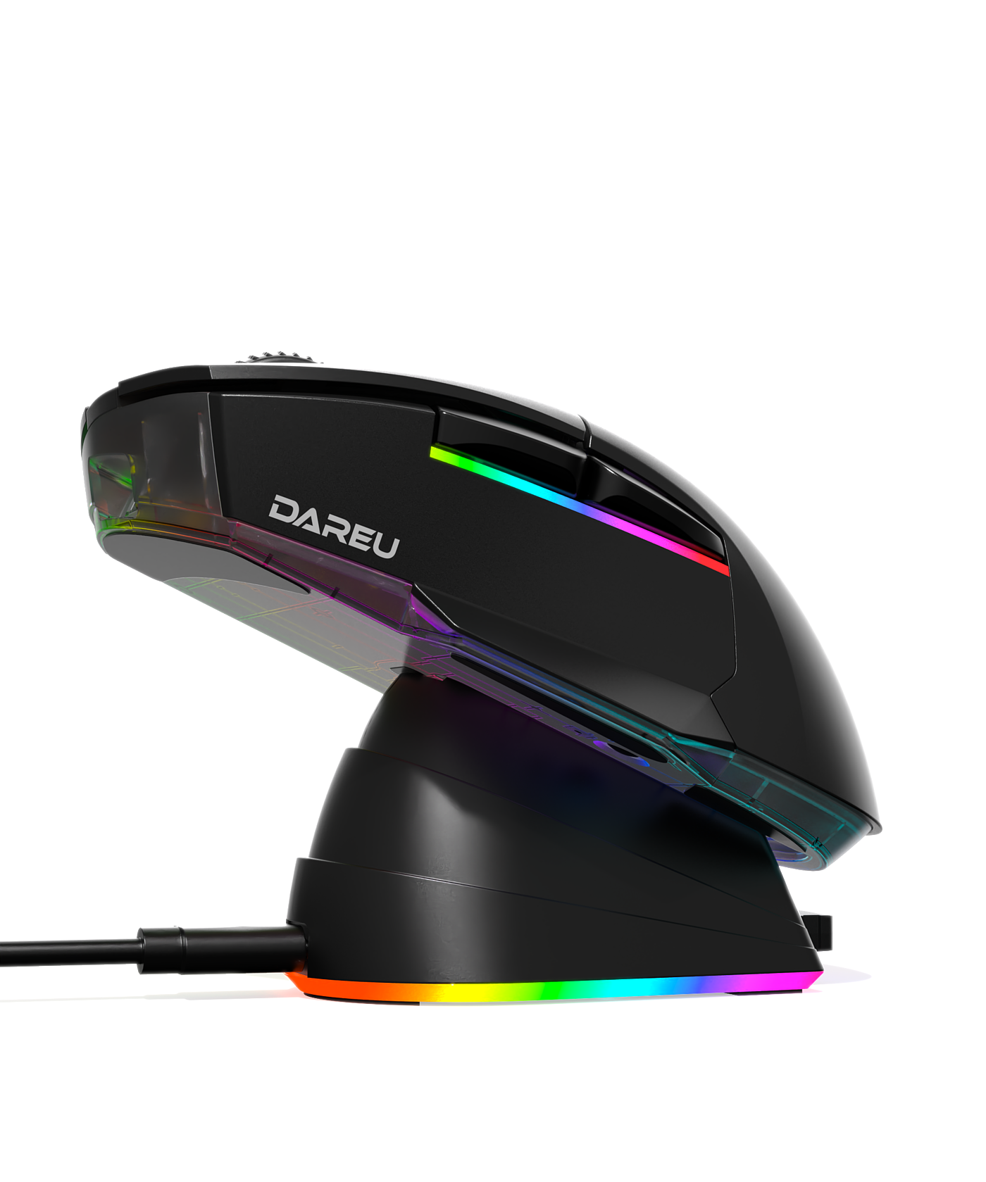 Daryou，Gaming Mouse，Bluetooth Mouse ，RGB，transparent，Wireless mouse，