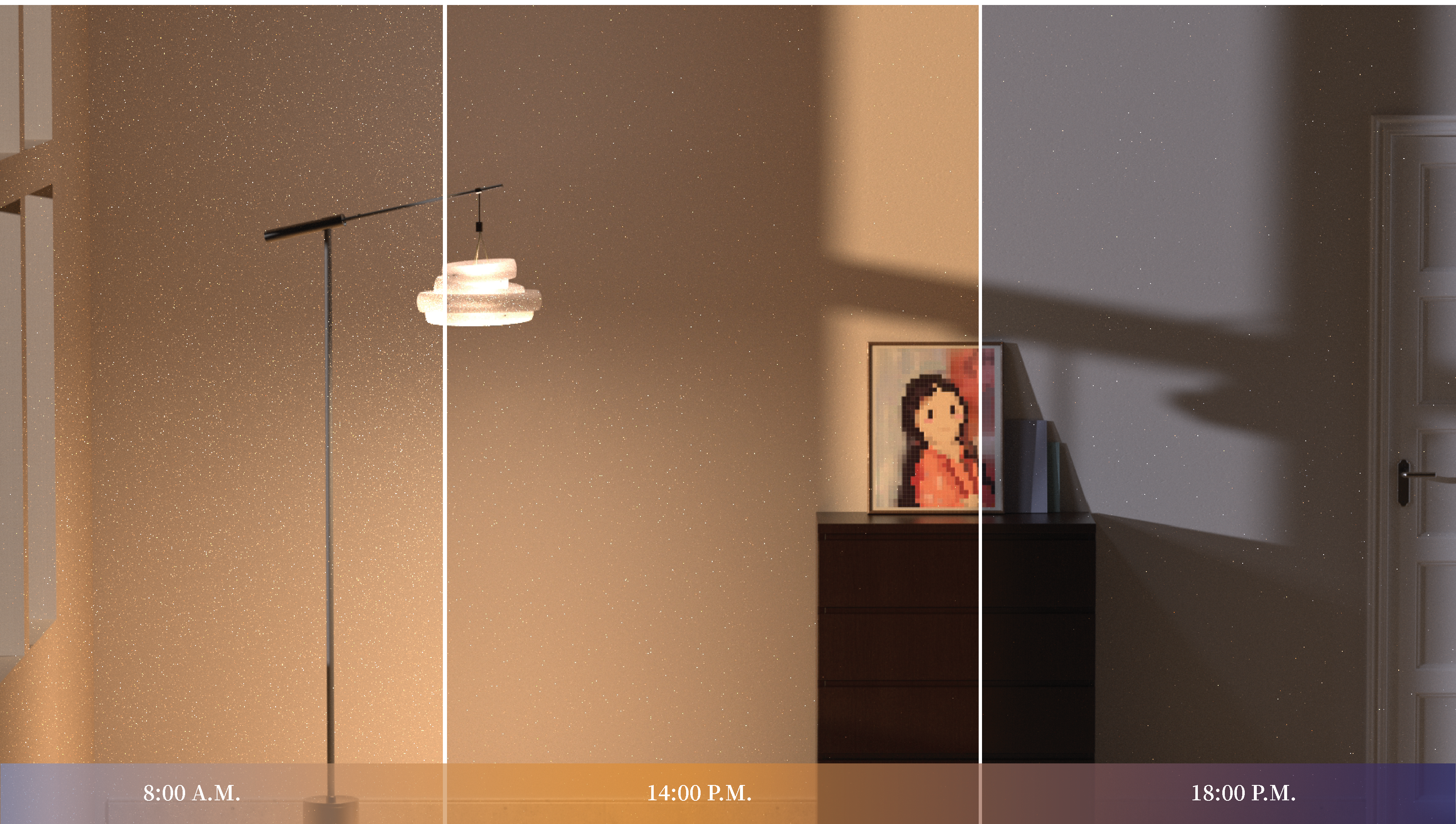 Intelligent lamps, floor lamps, chandeliers，