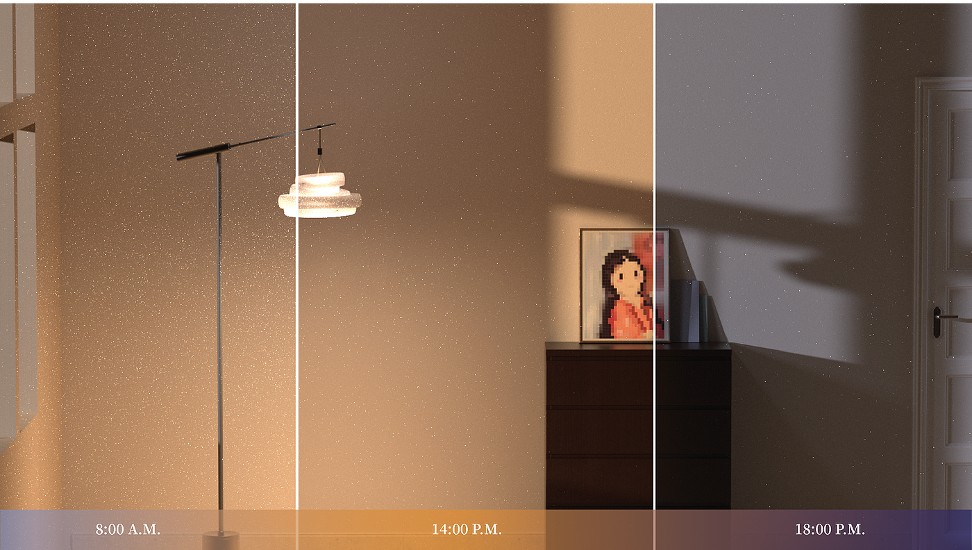 Intelligent lamps, floor lamps, chandeliers，
