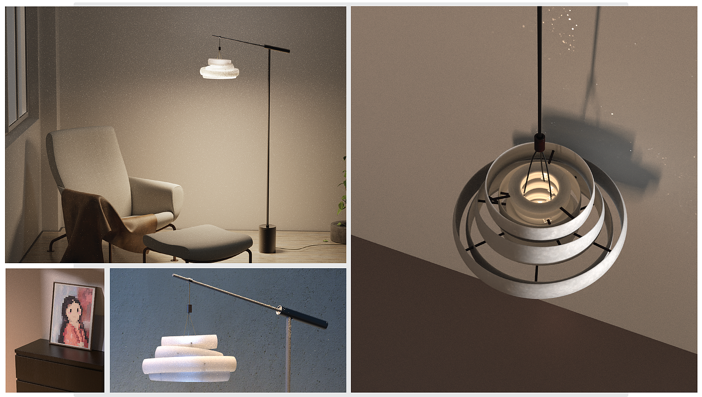 Intelligent lamps, floor lamps, chandeliers，