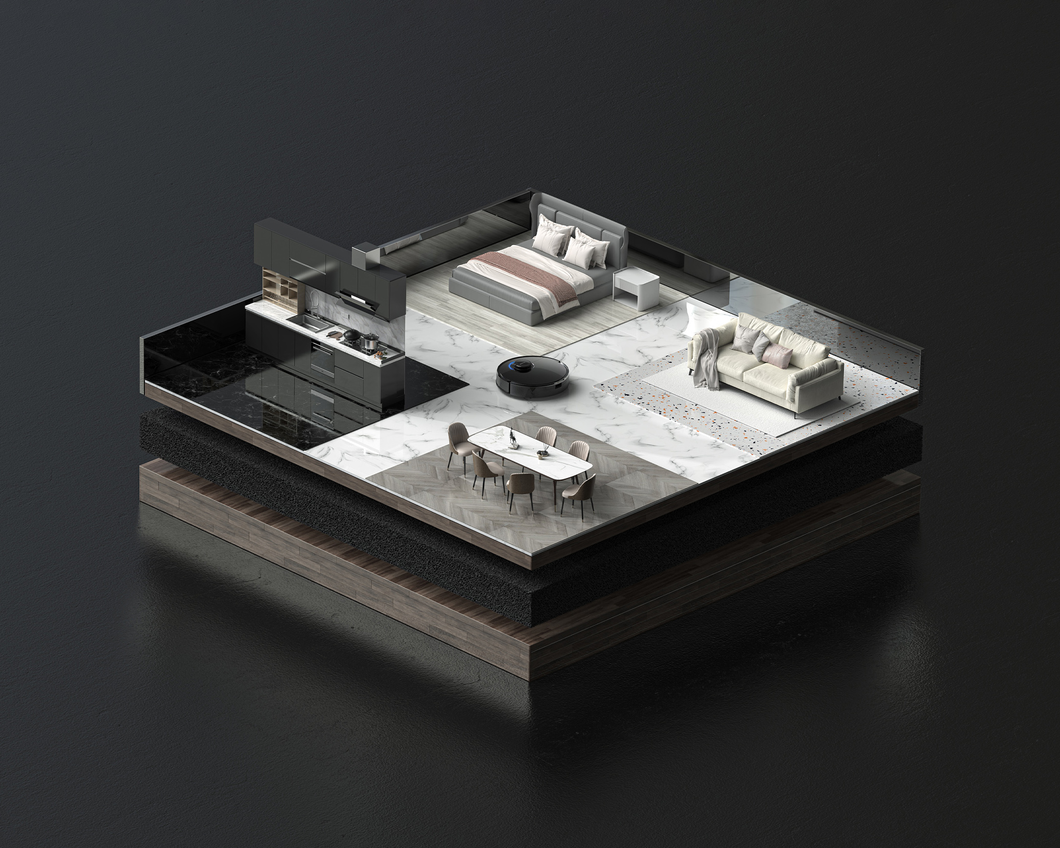 industrial design，product design，Digital technology，Intelligent design，Sweeping robot，Red dot award，design awards ，Design Award，