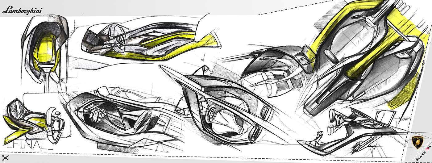 Hand drawn，automobile，sketch，