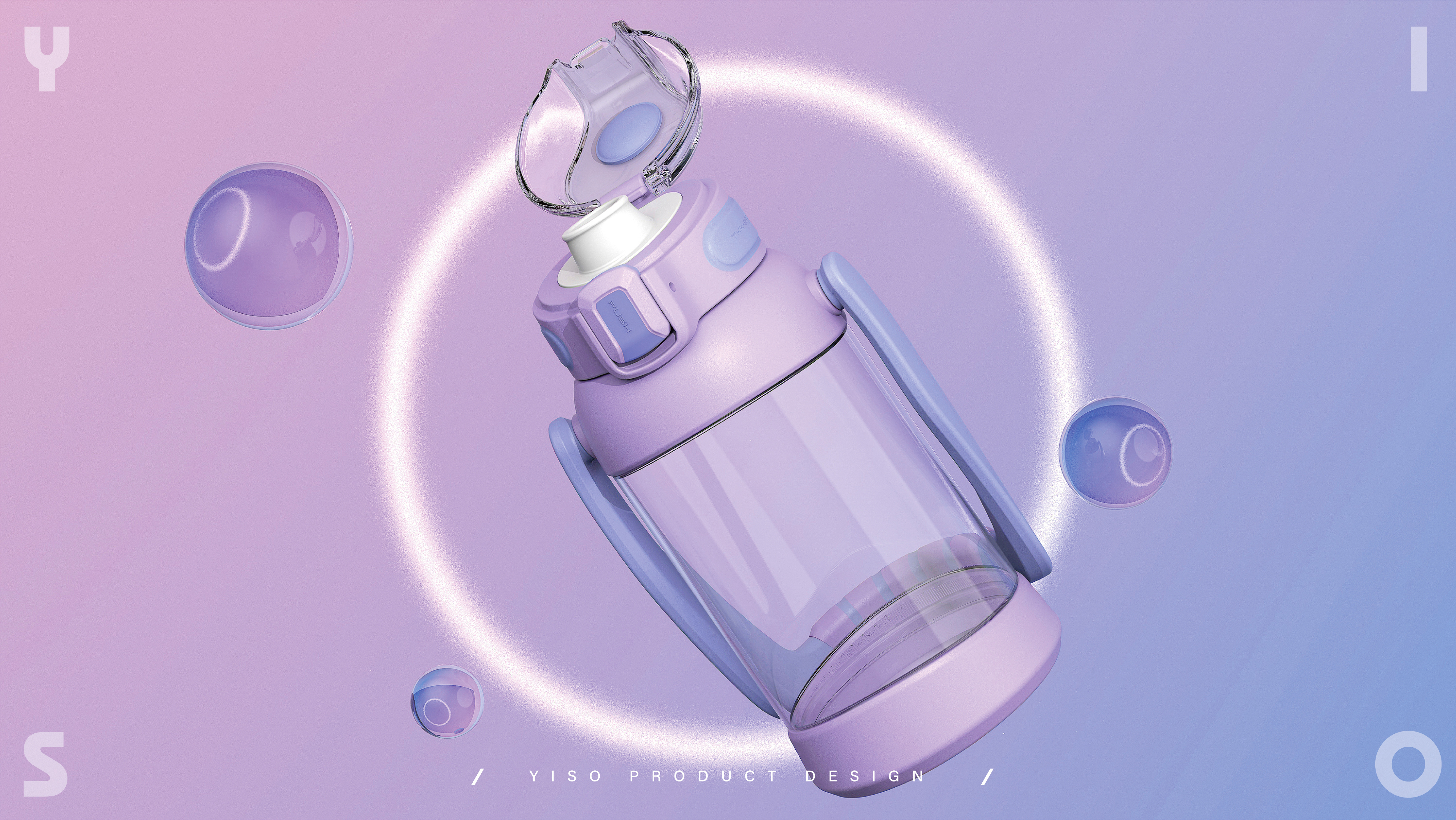 motion，Water cup，Fashion trend，high-capacity，