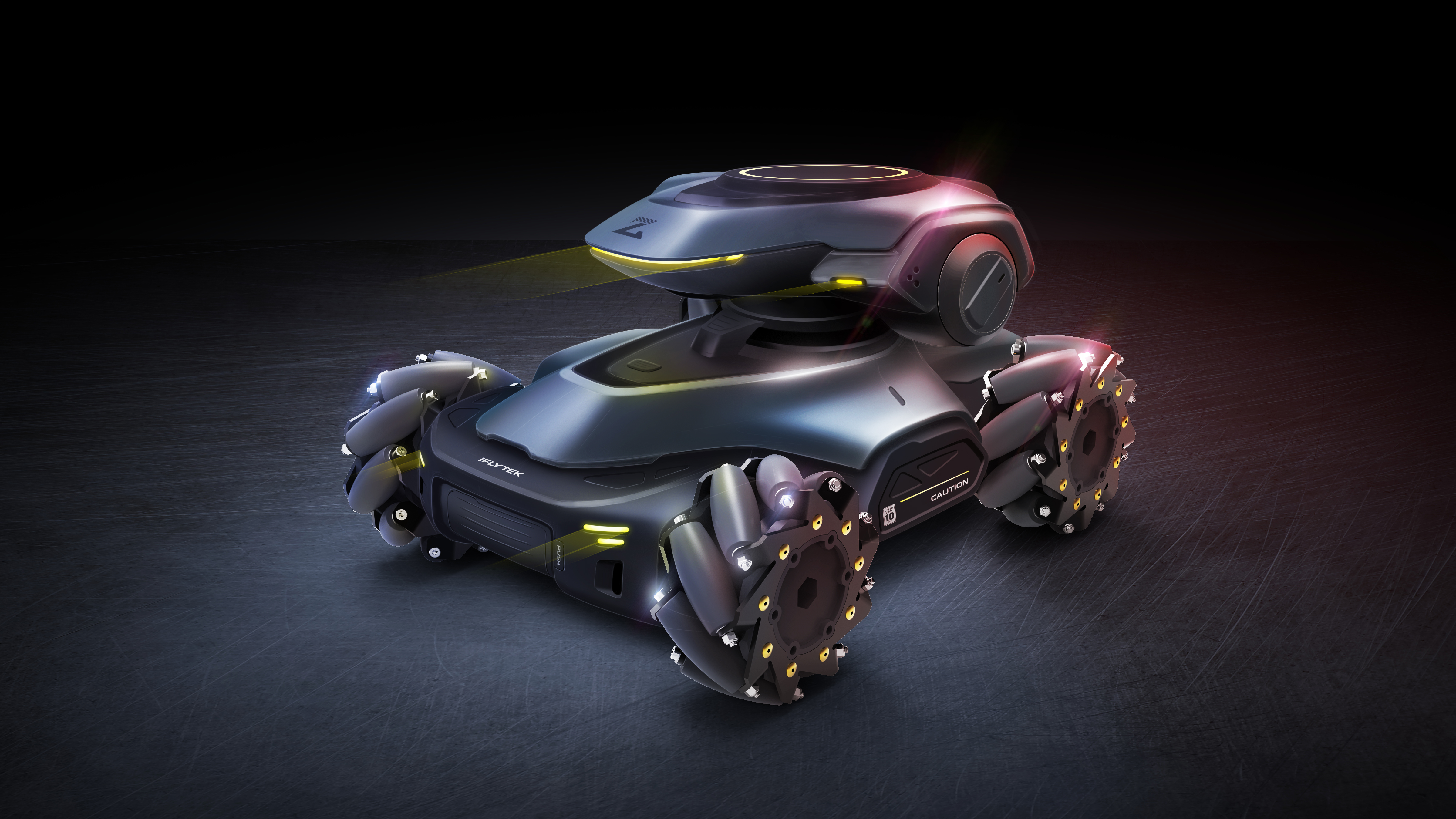 robot，Intelligent programming，Trolley，Mecha，sheet metal，teaching，artificial intelligence，Hand drawn products，