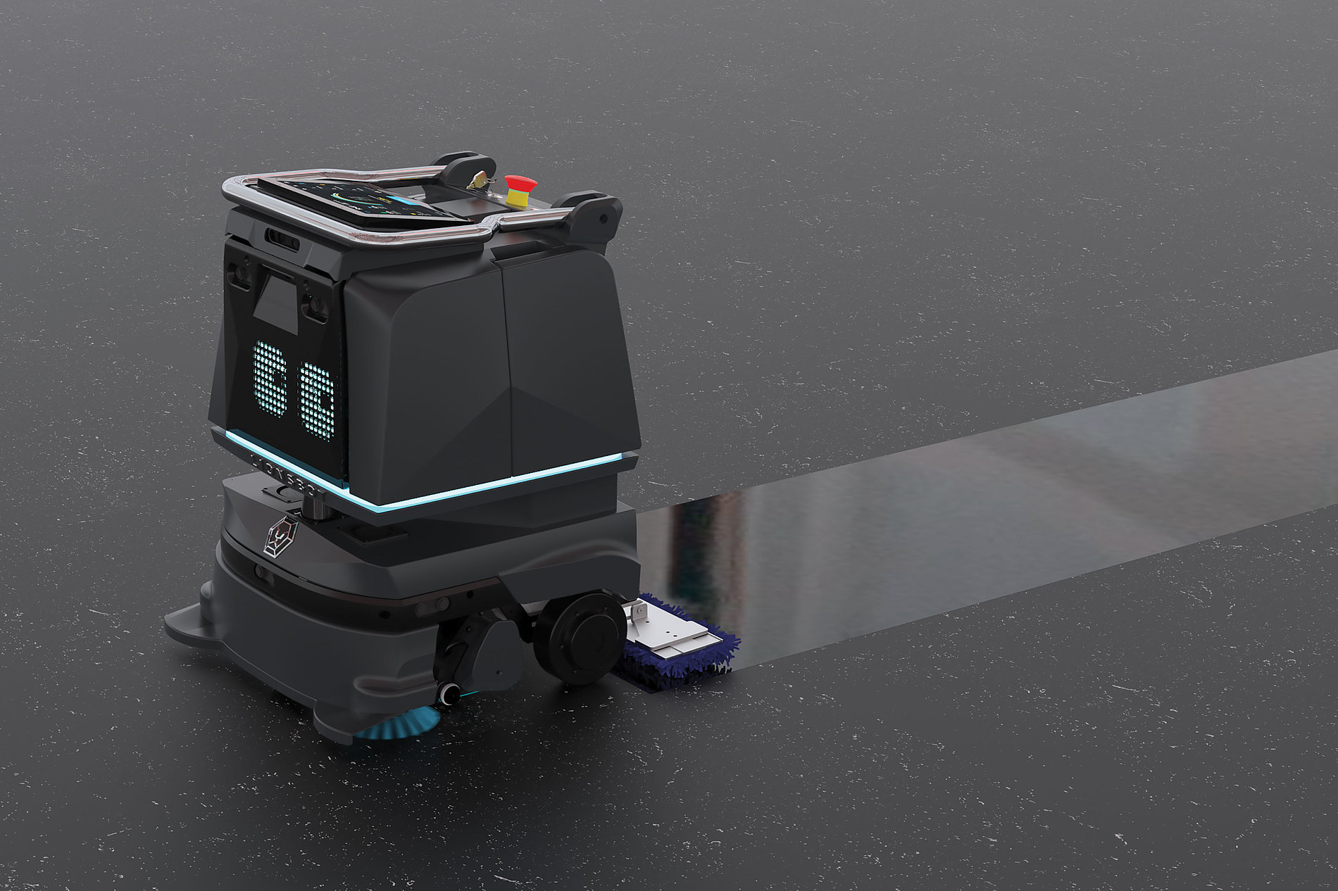 2022 Red Dot Design Concept Award，Tools and robots，Tools & Robotics，Cleaning robot，Mopping robot，