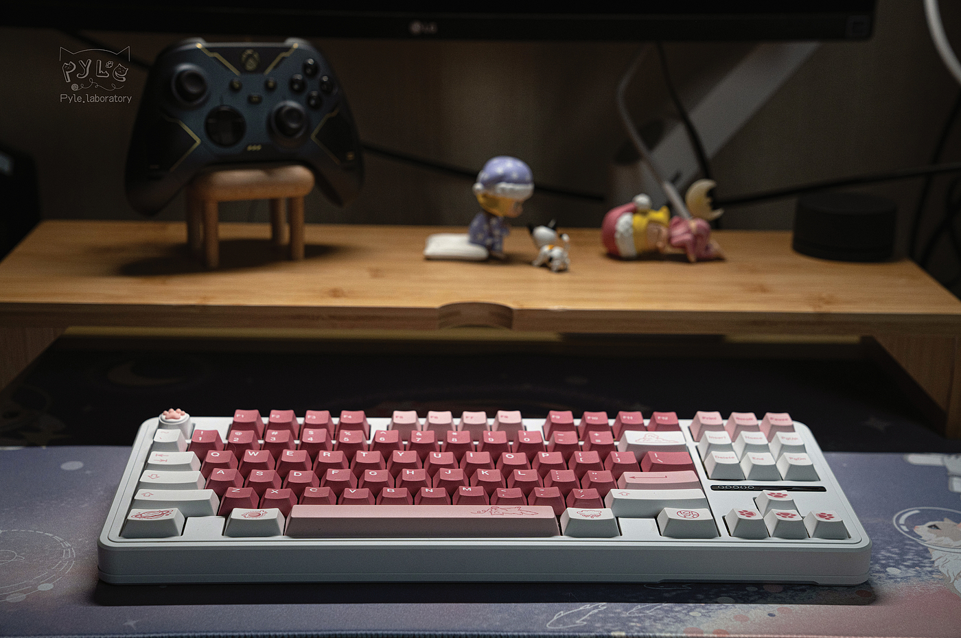 Theme keycap，customized keyboard，keyboard，Key cap，Kitty，Pyle Lab，