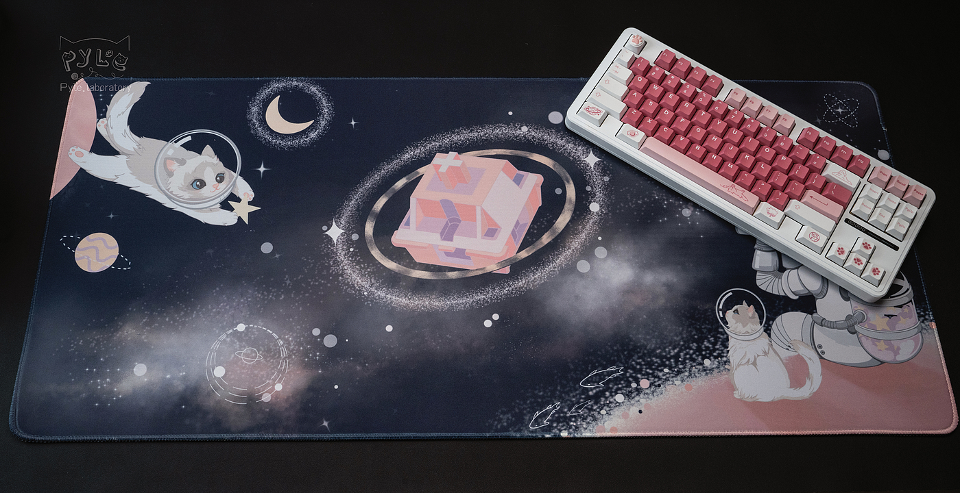 Theme keycap，customized keyboard，keyboard，Key cap，Kitty，Pyle Lab，