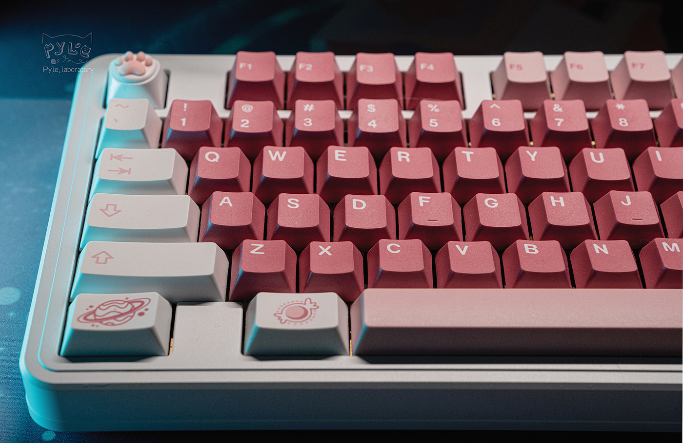 Theme keycap，customized keyboard，keyboard，Key cap，Kitty，Pyle Lab，