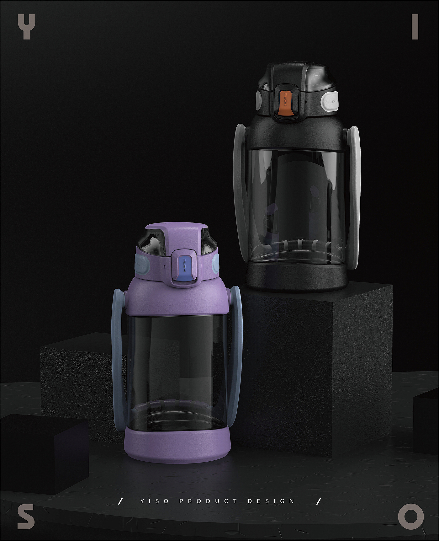 motion，Water cup，Fashion trend，high-capacity，