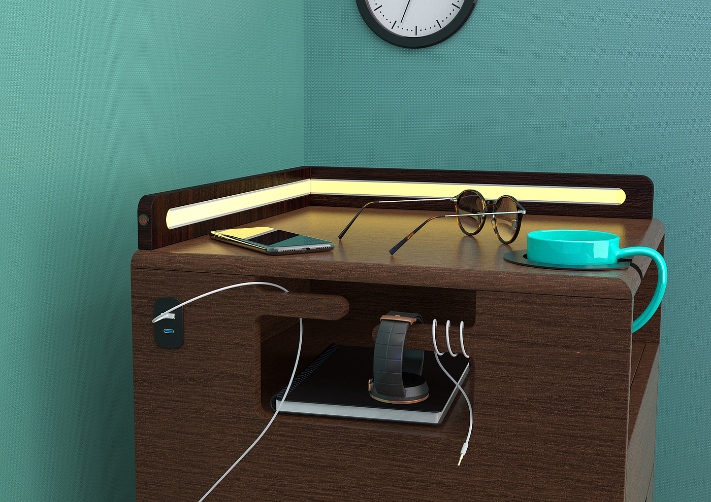 bedside cupboard，furniture，