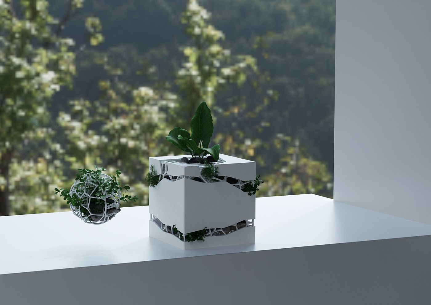 Housewear & Furnishings，Flower Disk，Parameterization，3D printing，