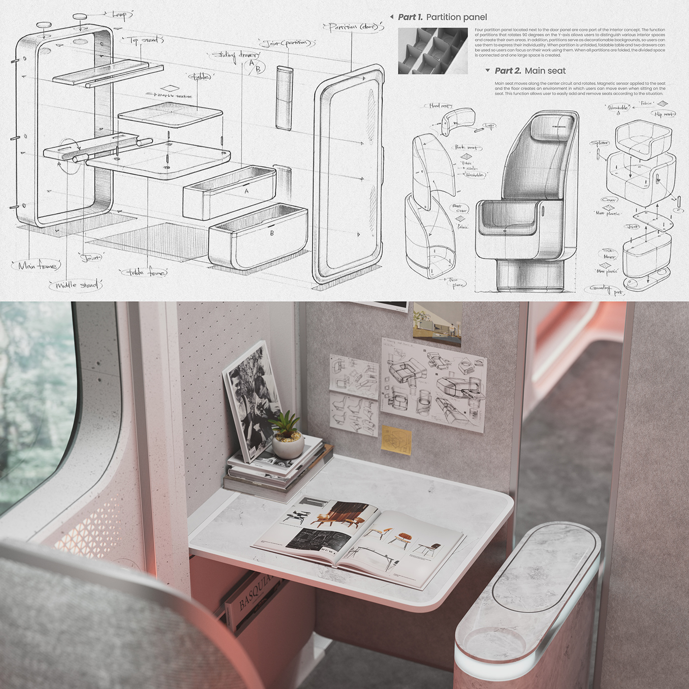 automobile，Mobility design，conceptual design，Automobile design，Car space，Automotive interior，bus，
