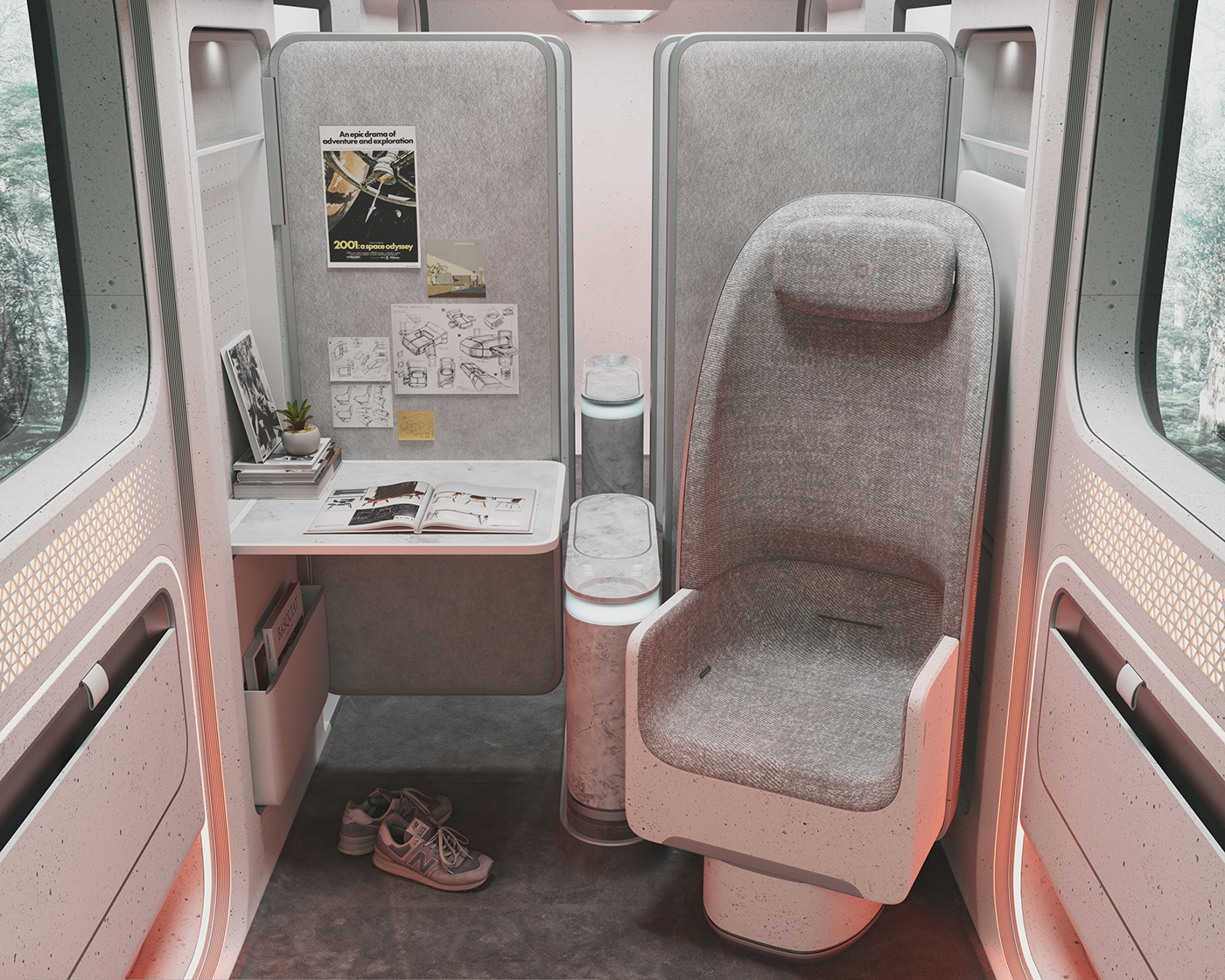 automobile，Mobility design，conceptual design，Automobile design，Car space，Automotive interior，bus，