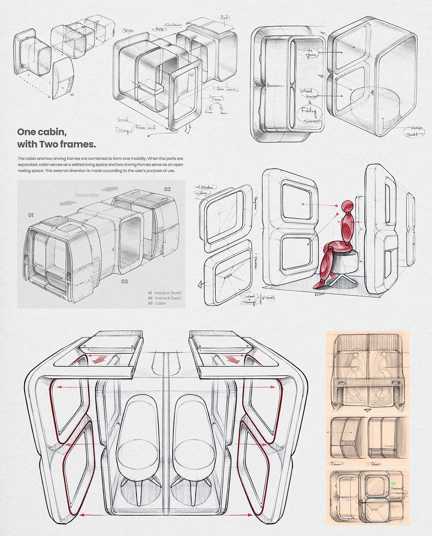 automobile，Mobility design，conceptual design，Automobile design，Car space，Automotive interior，bus，