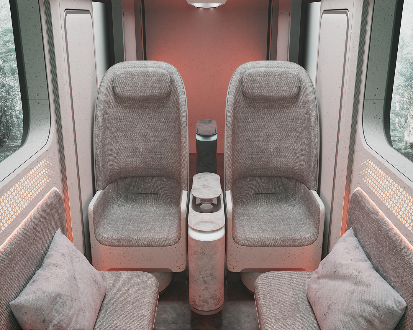 automobile，Mobility design，conceptual design，Automobile design，Car space，Automotive interior，bus，