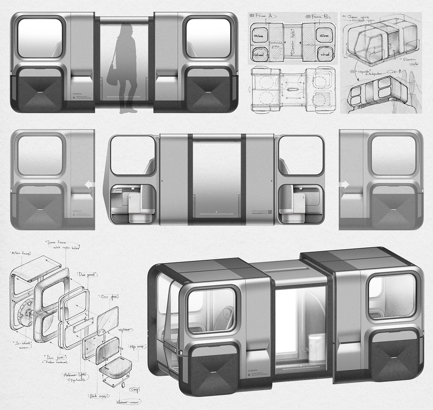 automobile，Mobility design，conceptual design，Automobile design，Car space，Automotive interior，bus，