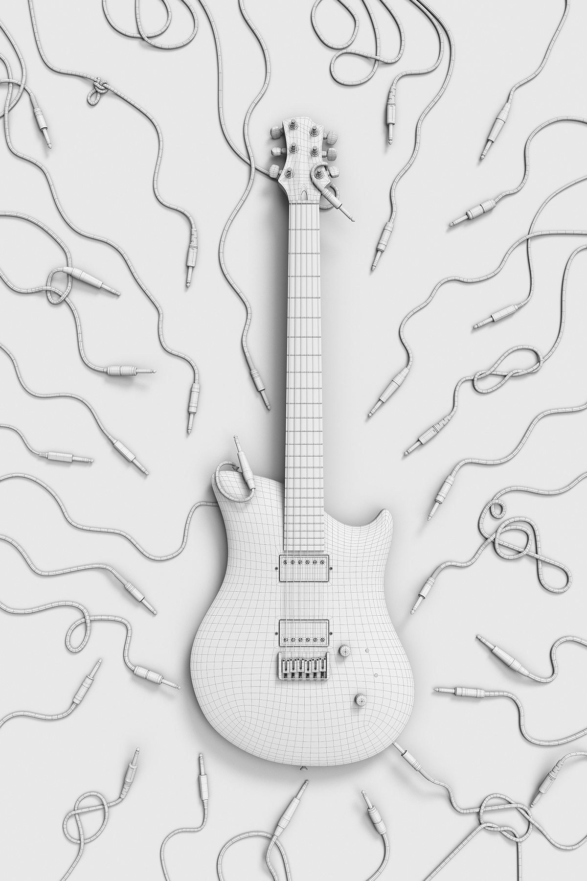 modeling，guitar，exquisite，