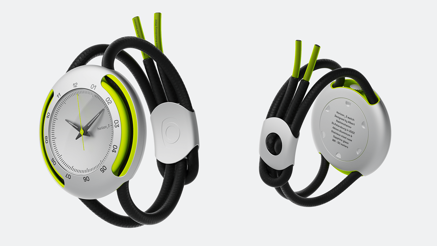 Wrist watch，fluorescent color，Simplicity，