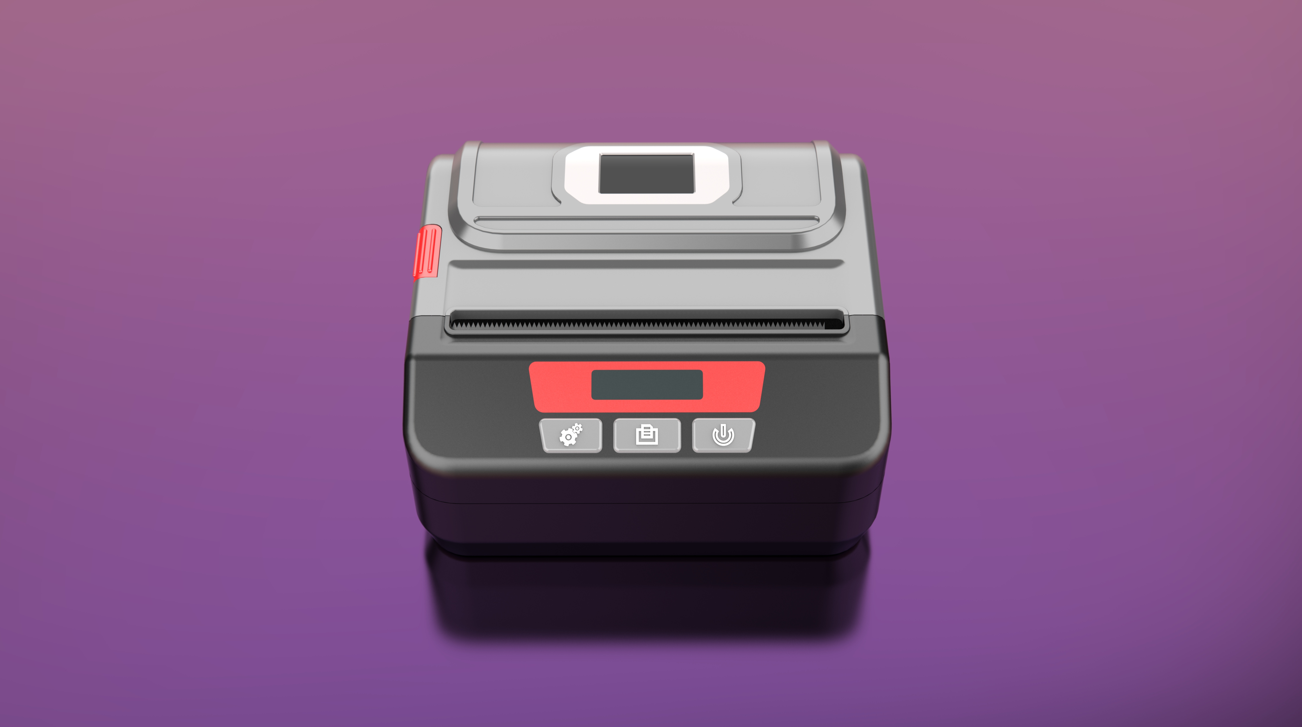 industrial design，Desktop level，receipt printer，