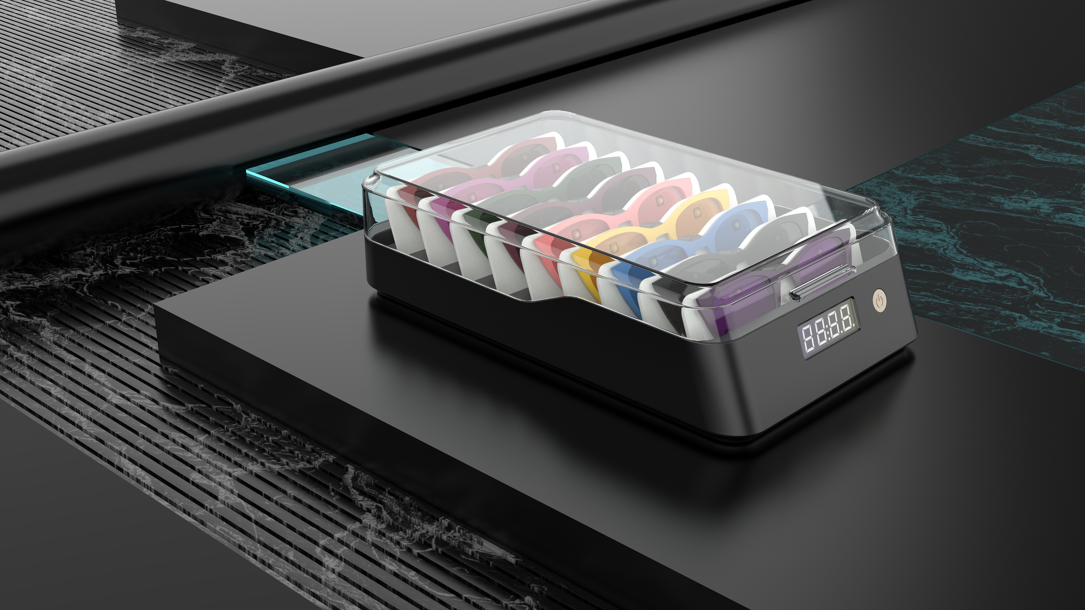 Display props，exhibition，Color changing lens，Prop design，