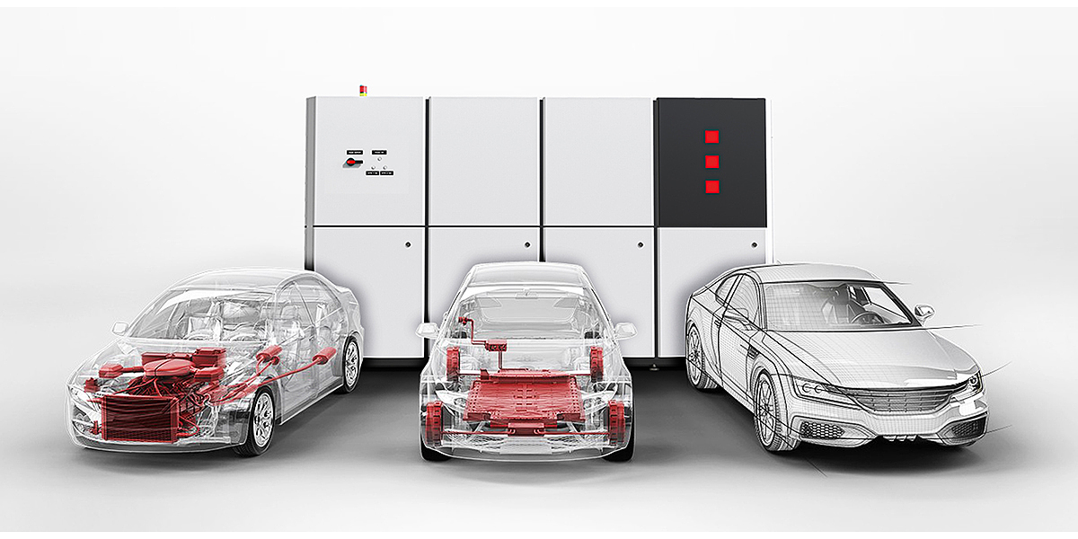 Fuel cell test bench，industrial design，