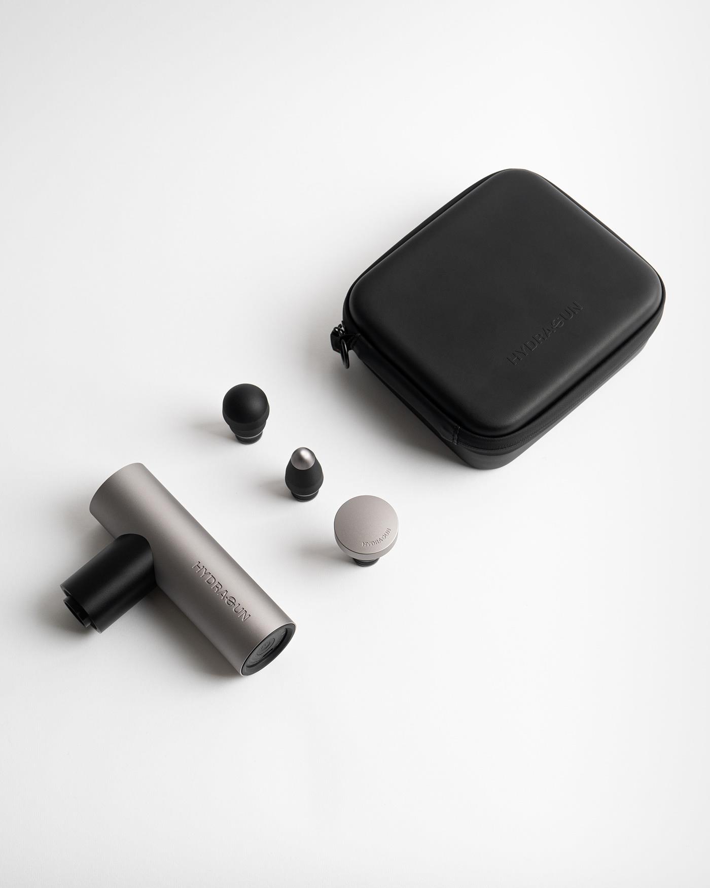 Massage gun，product design，Delicate，Appearance design，ATOM，