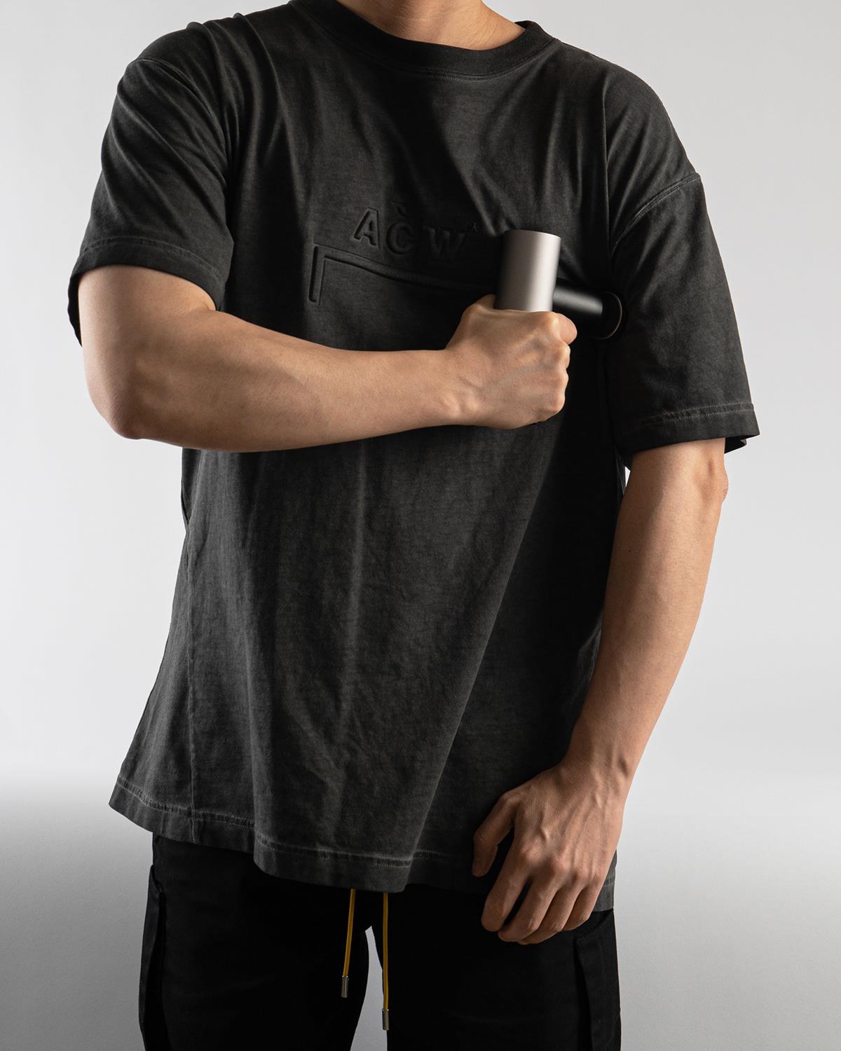 Massage gun，product design，Delicate，Appearance design，ATOM，