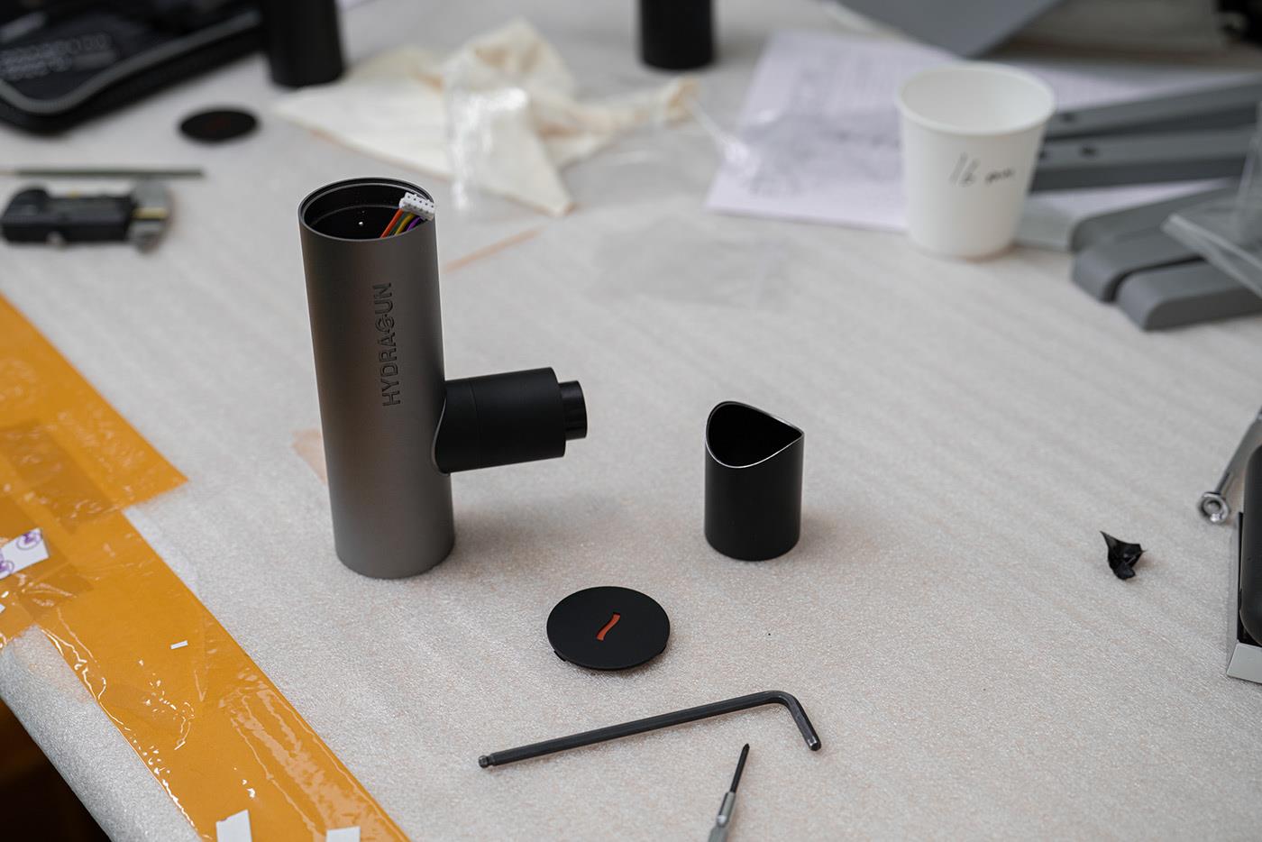 Massage gun，product design，Delicate，Appearance design，ATOM，