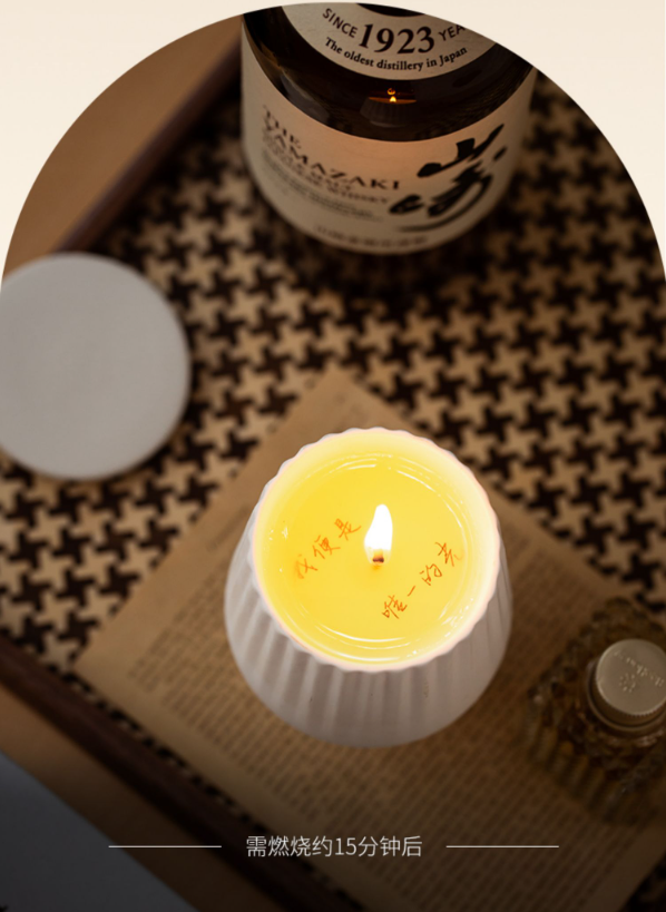 Scented candles，Atmosphere ornaments，Cultural creation，gift，a birthday present，Lu Xun，ceramics，