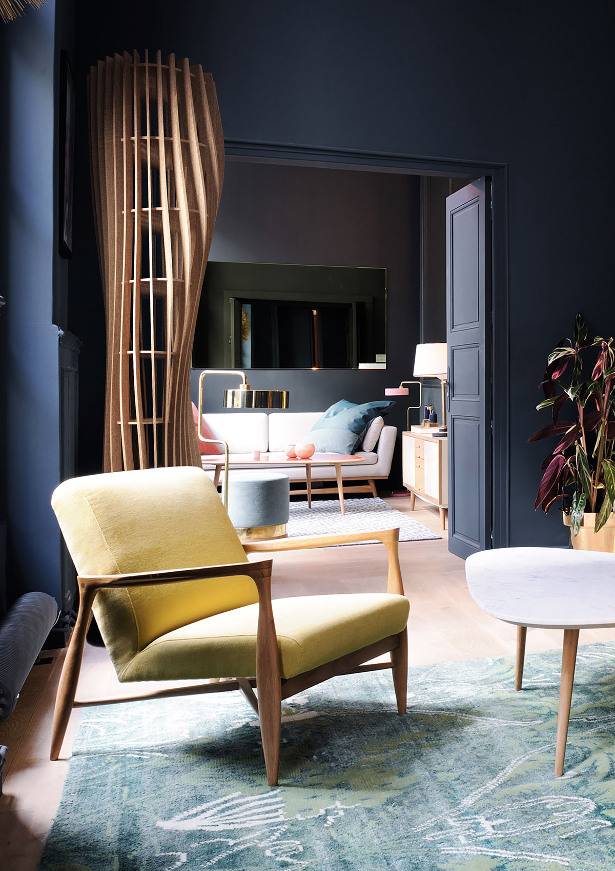 rouah，Storage rack，furniture，product design，