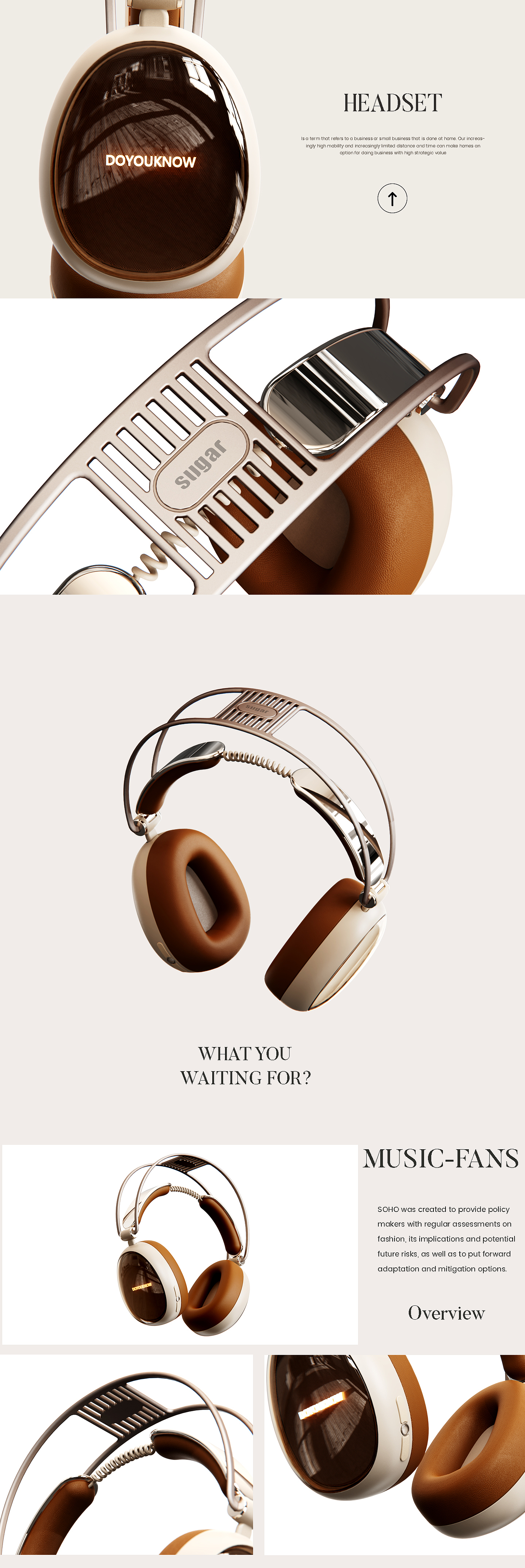 Retro，Trendy，industrial design，headset，headset，