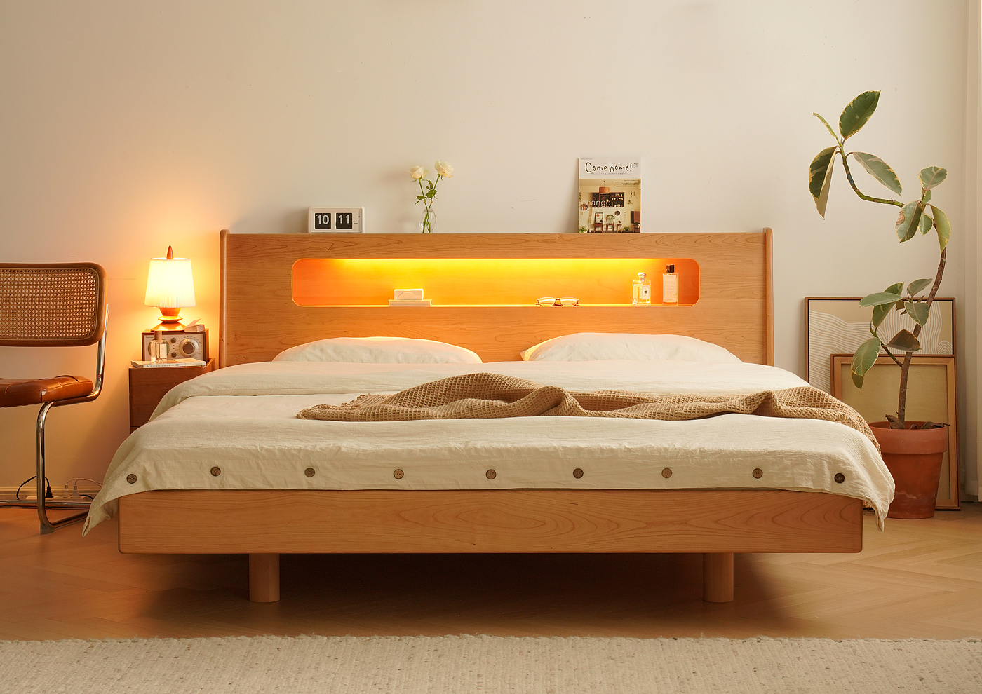 furniture design ，product design，industrial design，Bed，Solid wood bed，Storage bed，bedroom，Bedroom furniture，