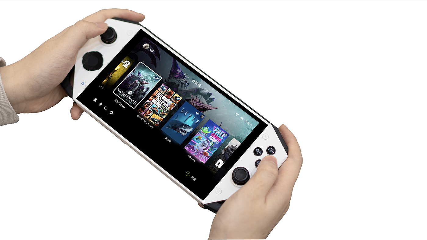 recreational machines，steam，Cloud games，electronic product，3C products，Modular design，Handle，