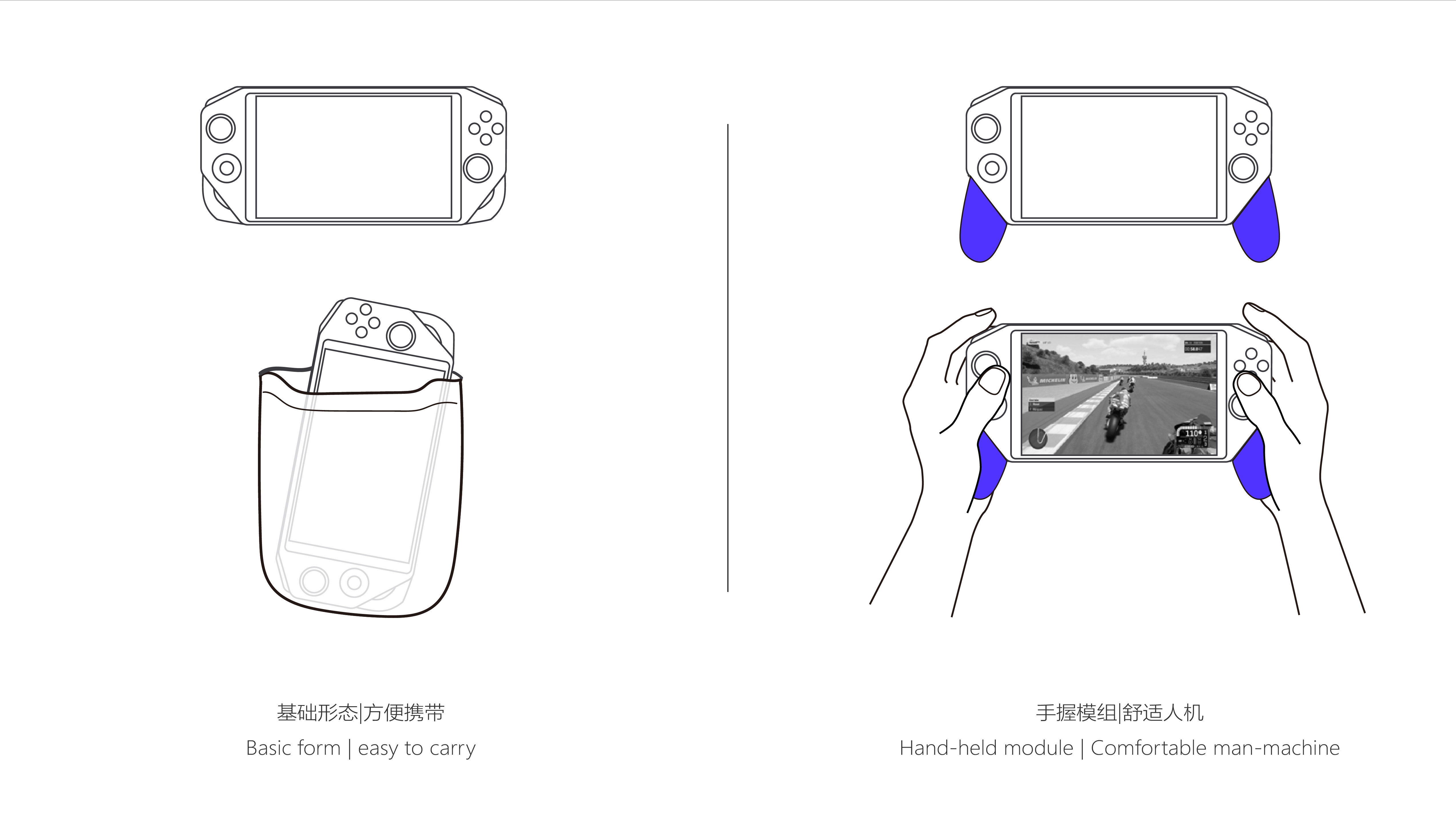 recreational machines，steam，Cloud games，electronic product，3C products，Modular design，Handle，