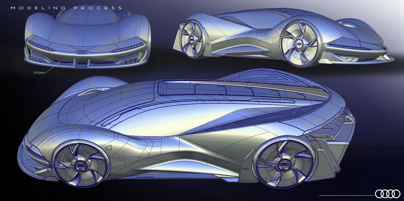 audi，concept，Appearance design，Cool，Automobile design，