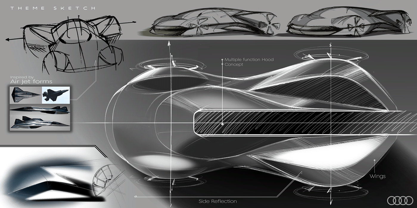 audi，concept，Appearance design，Cool，Automobile design，