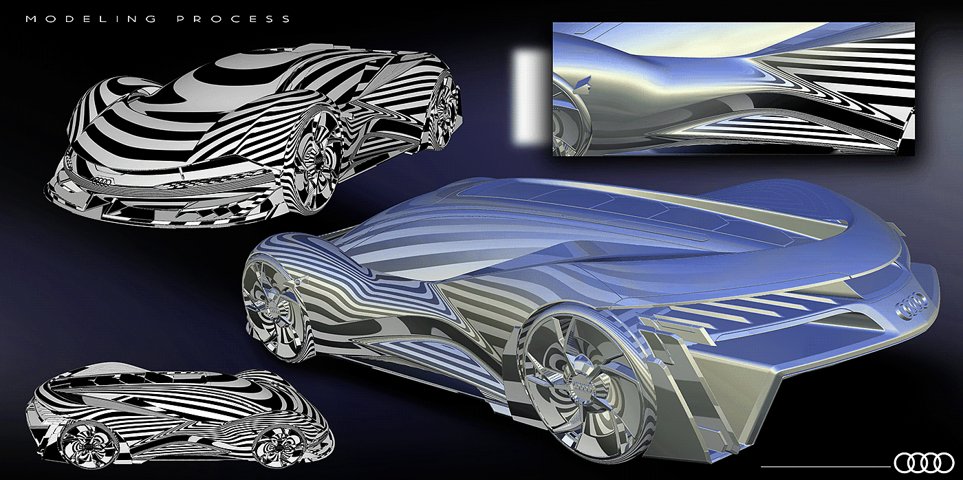 audi，concept，Appearance design，Cool，Automobile design，